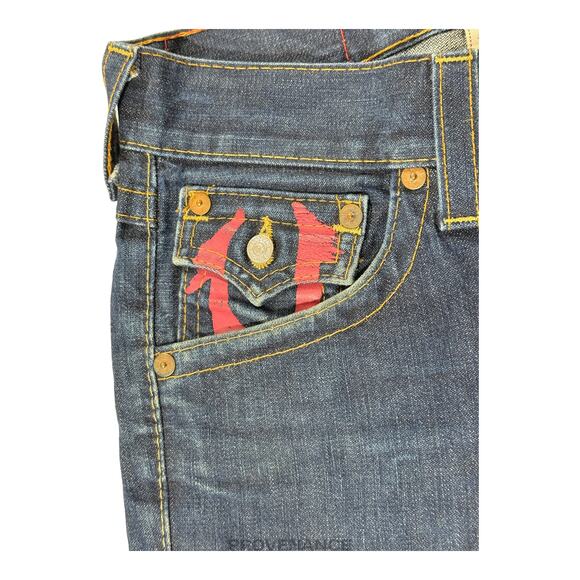 🔴 True Religion Blue Denim Jeans  - Red - 29 - Picture 4 of 7